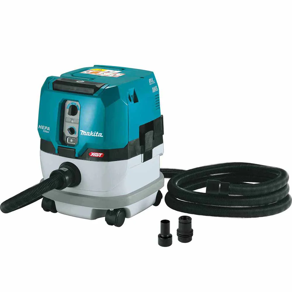 Makita GCV02ZX 40V max XGT Brushless Cordless 2.1 Gallon HEPA Filter Dry Dust Extractor, AWS Capable, Tool Only - Mactool Shop
