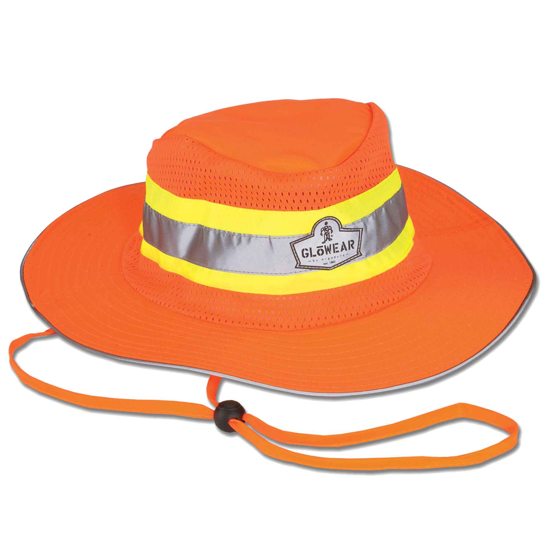 Ergodyne 23257 GloWear 8935 Hi-Vis Ranger Hat, Small/Medium, HV Orange - Mactool Shop