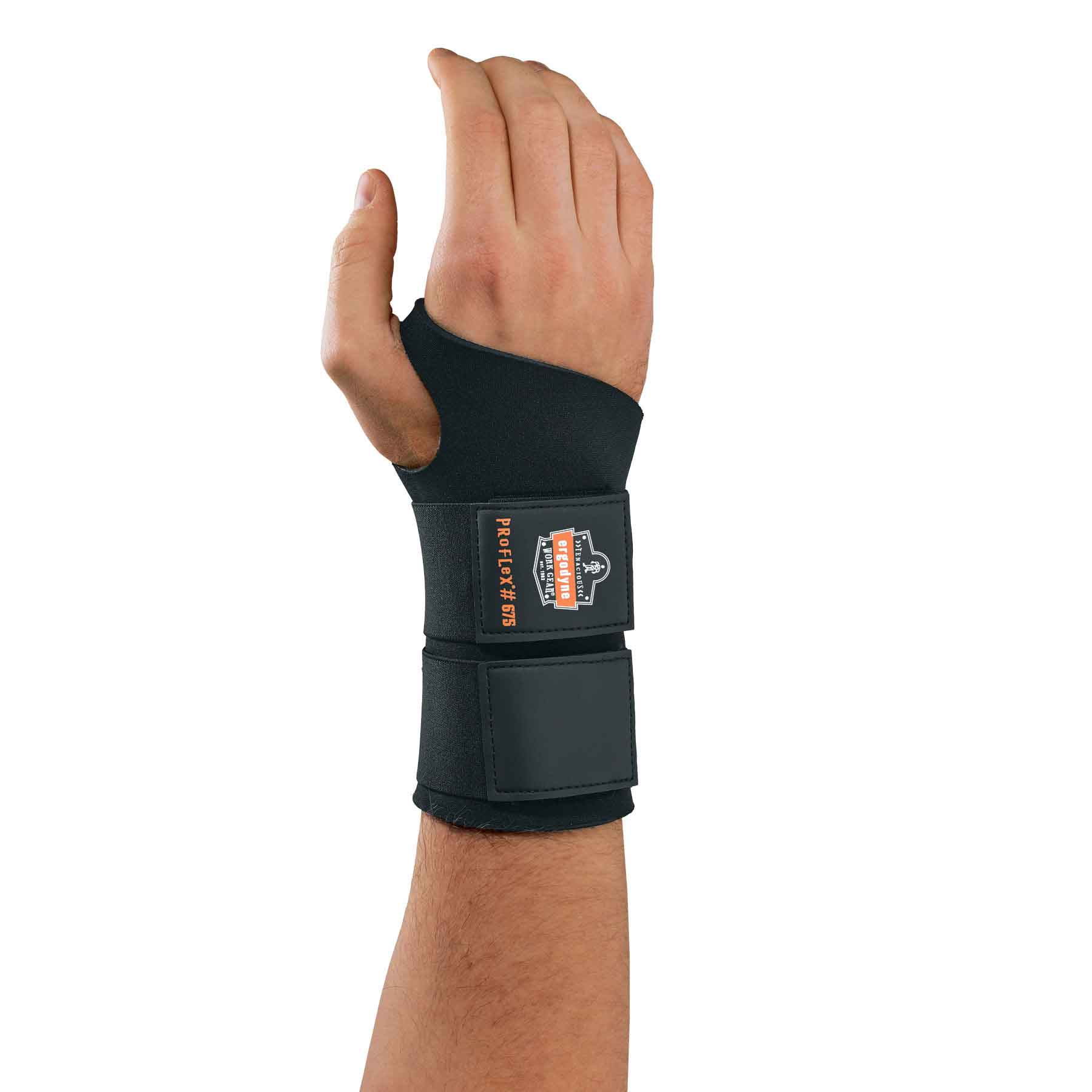 Ergodyne 16625 ProFlex 675 Ambidextrous Double Strap Wrist Support, XL, Black - Mactool Shop