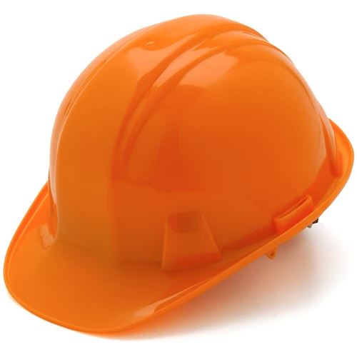 Pyramex HP16040 Orange Cap Style 6 Point Snap Lock Suspension Hard Hat - Mactool Shop