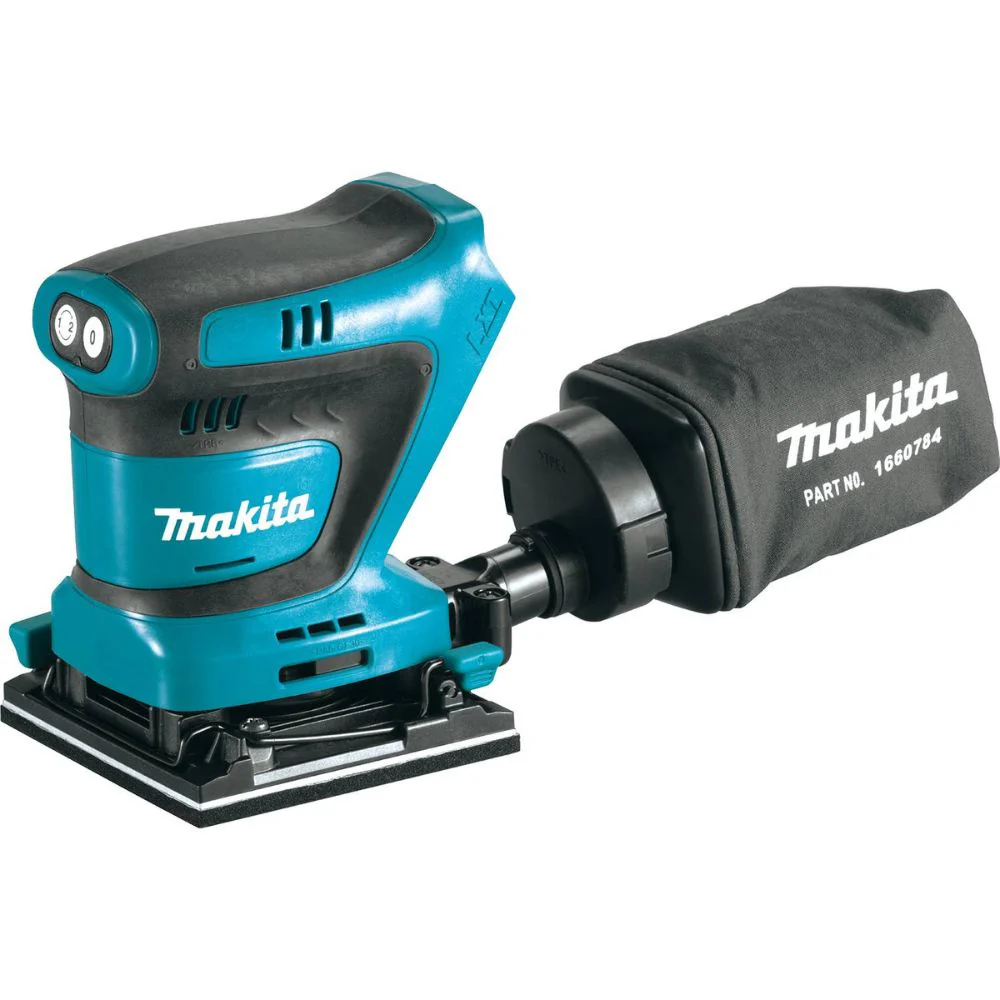Makita XOB02Z 18V LXT Lithium-Ion Cordless 1/4 Sheet Finishing Sander, Tool Only - Mactool Shop