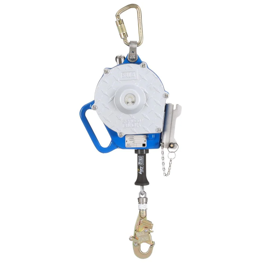 DBI Sala 3400143 Sealed-Blok Self Retracting Lifeline, Retrieval with Bracket, Galvanized Cable, 30' (9 m) - Mactool Shop