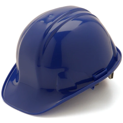 Pyramex HP16160 Blue Cap Style 6 Point Ratchet Suspension Hard Hat - Mactool Shop