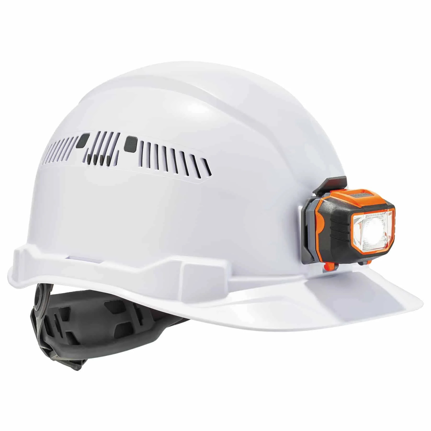 Ergodyne 60146 8972LED White Class C Hard Hat Cap Style + LED Light - Mactool Shop