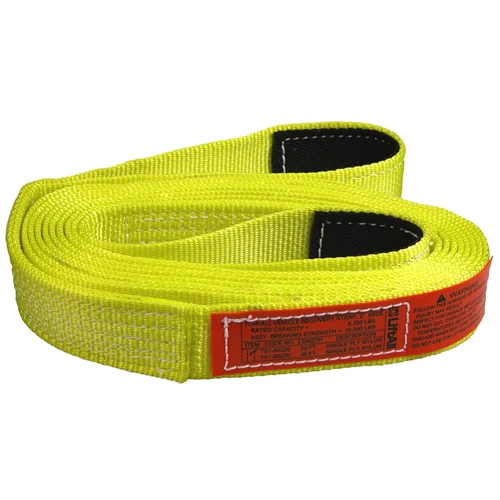 Lift All TS2802NX20 2-Ply Nylon Web Tow Strap Flat Eye & Eye, 2