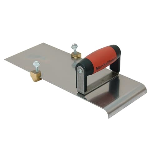 MarshallTown 3485D 13485 - 14 X 5 SS Edger-DuraSoft Handle w/Adjustable Groover; 3/8R, 3/4L; 1/4D Bit - Mactool Shop