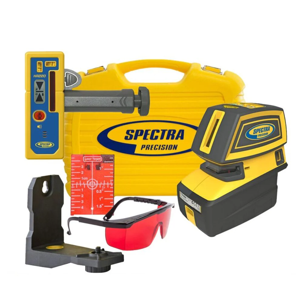 Spectra LT52R-2 Point and Line Laser Rechargeable Batteries and HR1220 Receiver - Mactool Shop