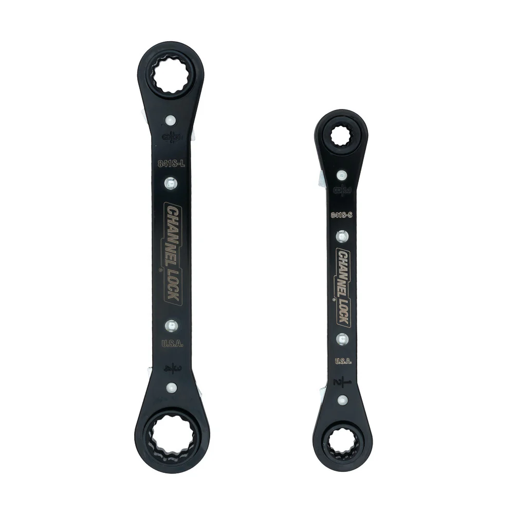 Channellock 841S 2pc Ratcheting Wrench Set, 8 SAE Sizes - Mactool Shop