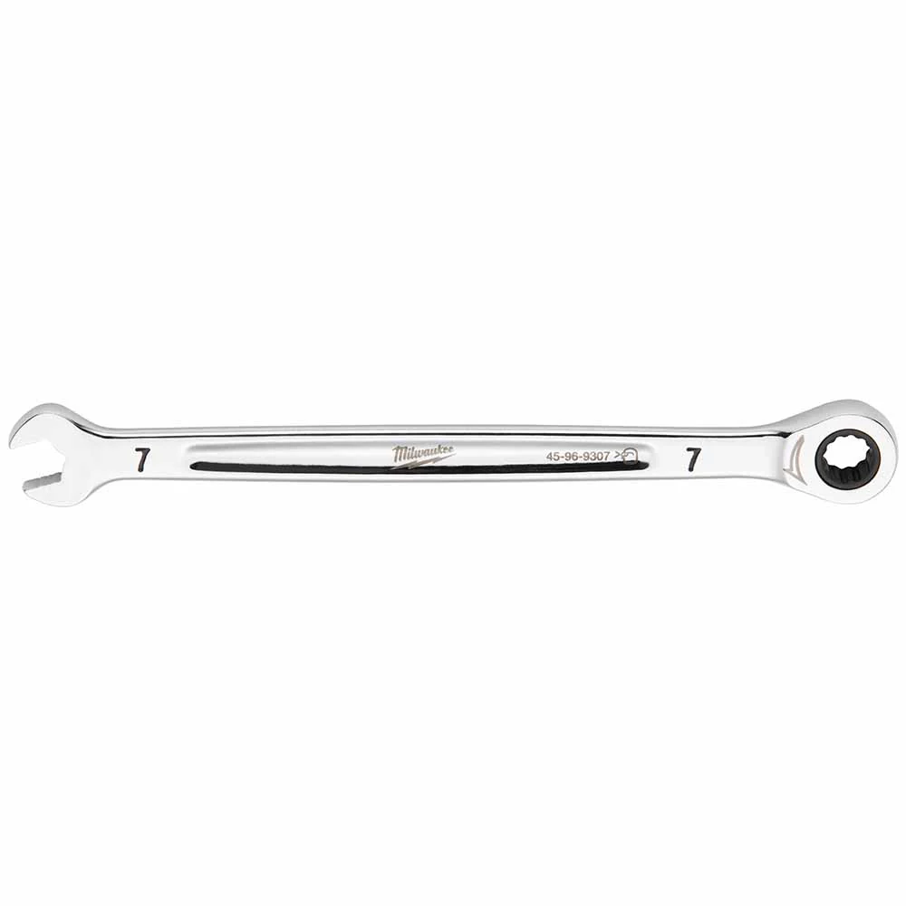 Milwaukee 45-96-9307 7mm Ratcheting Combination Wrench - Mactool Shop