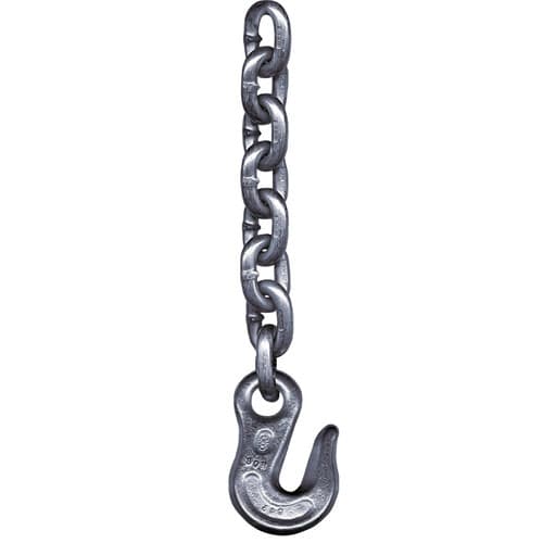 Lift All 16002 G43 Welded Grab Hook Tiedown Chain Boomers, 3/8