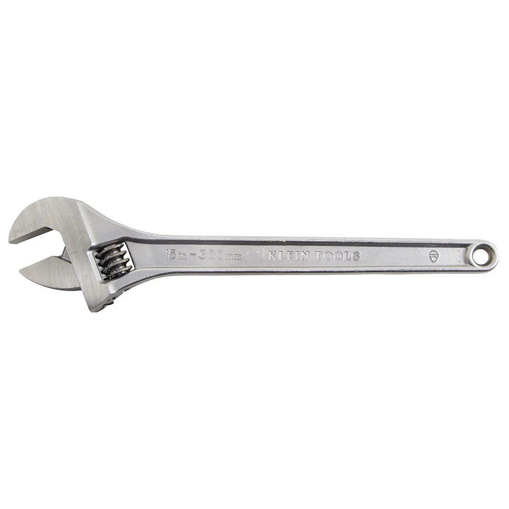 Klein Tools 506-15 Adjustable Wrench Standard Capacity, 15