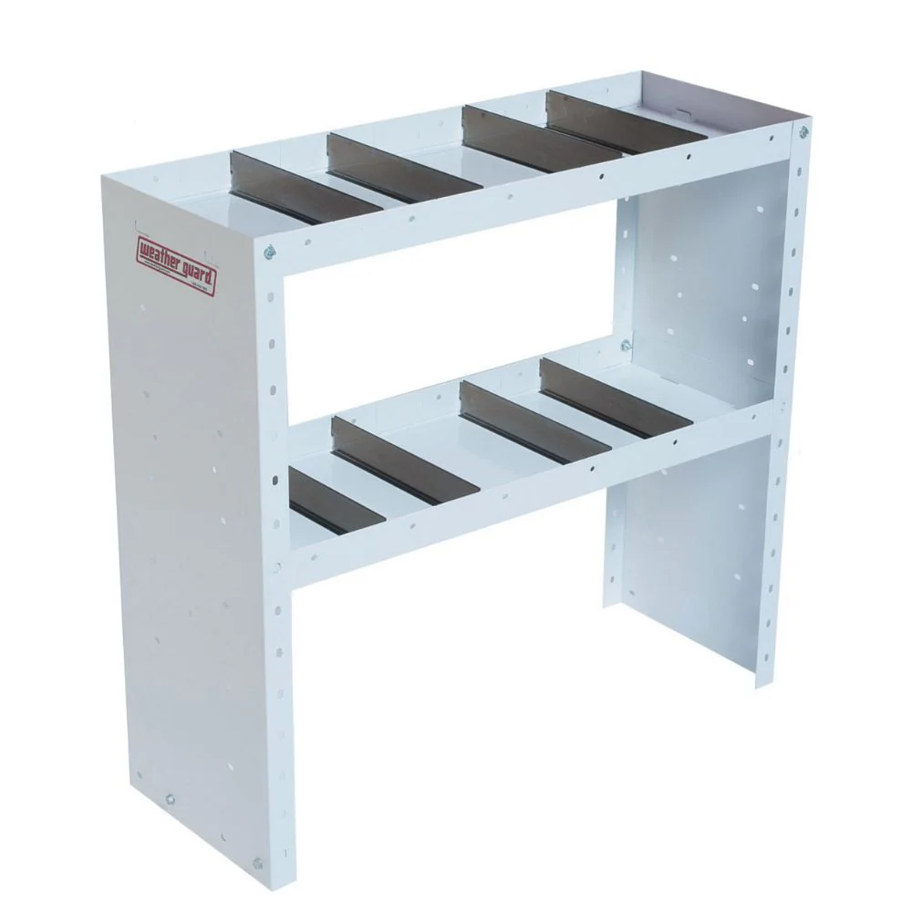 WeatherGuard 9333-3-03 Heavy Duty Adjustable 2 Shelf Unit, 34