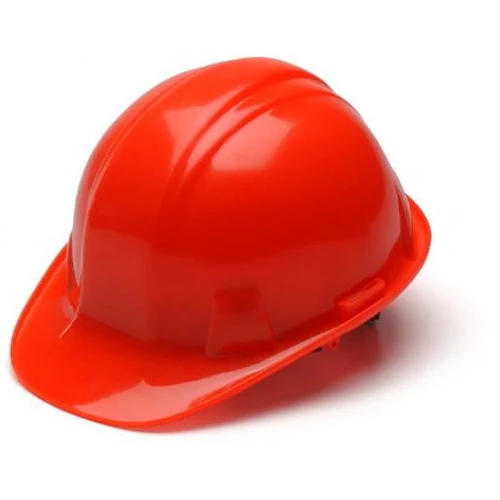 Pyramex HP16141 Hi Vis Orange Cap Style Hard Hat 4 Point Ratchet Suspension - Mactool Shop