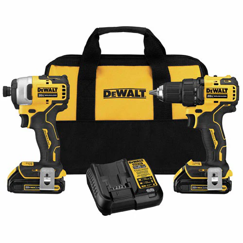 DeWalt DCK278C2 ATOMIC 20V MAX* Compact Brushless Drill/Impact Driver Kit - Mactool Shop
