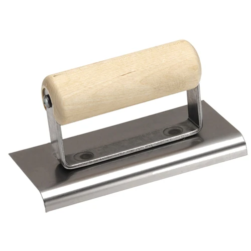MarshallTown CE513S 13906 - 6 X 6 SS Edger; 3/8R, 1/2L-Wood Handle - Mactool Shop