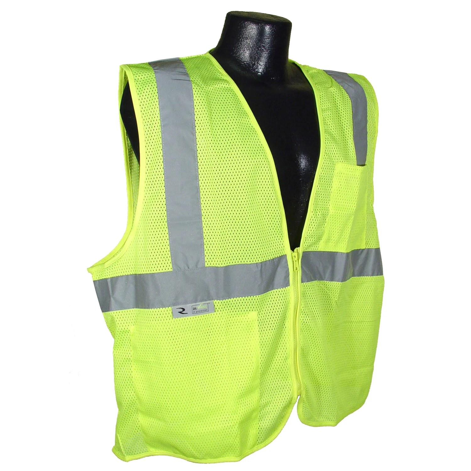 Radians SV2ZGM3X Green Class 2 Hi-Viz Safety Vest w/ Zipper, 3XL - Mactool Shop