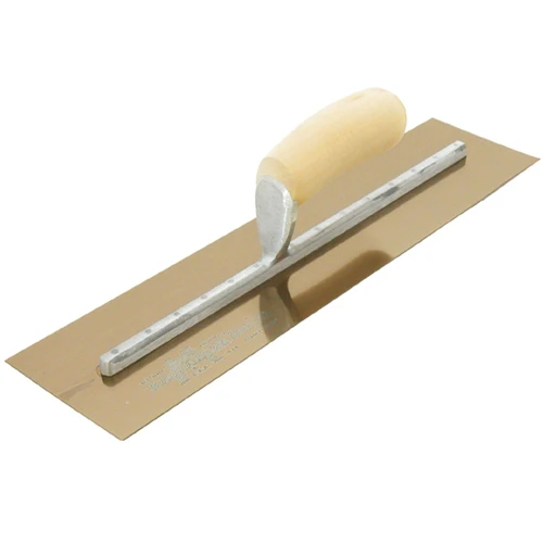 MarshallTown MXS815GS 13406 - 18 X 5 GS Finishing Trowel Curved Wood Handle - Mactool Shop
