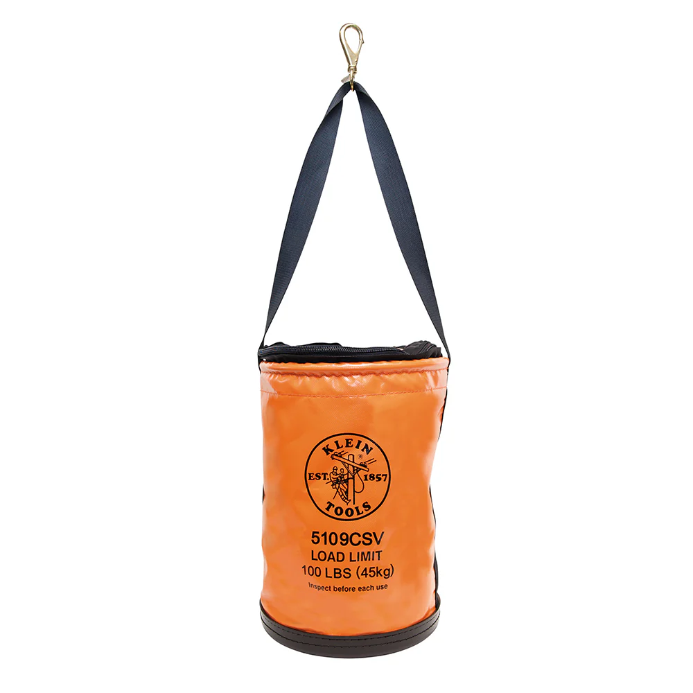 Klein 5109CSV Vinyl Top-Closing Bucket with Swivel Snap - Mactool Shop