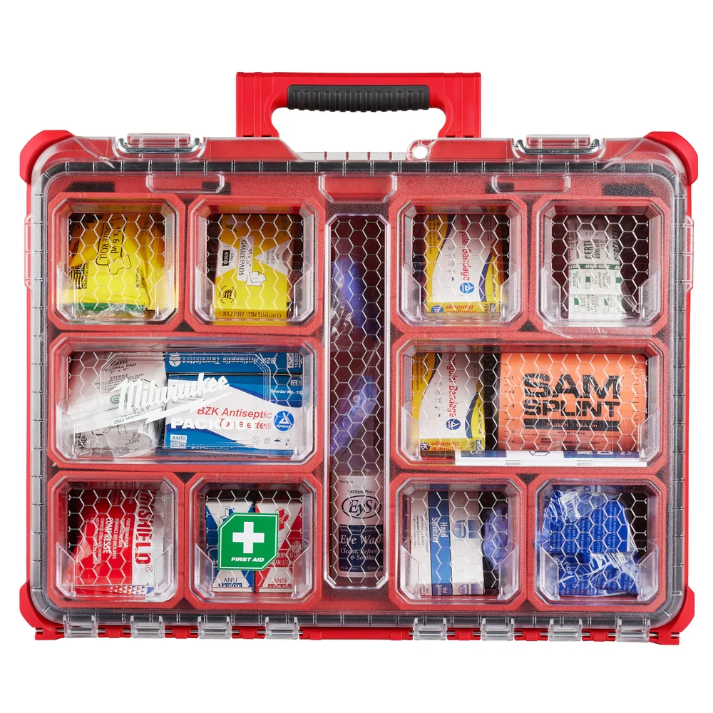 Milwaukee 48-73-8430C 193PC Class B Type III PACKOUT First Aid Kit - Mactool Shop