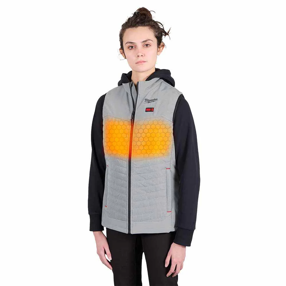 Milwaukee F300G-21 M12 Women's Gray Axis Vest with (1) 2.0 Ah Battery and Charger - Mactool Shop