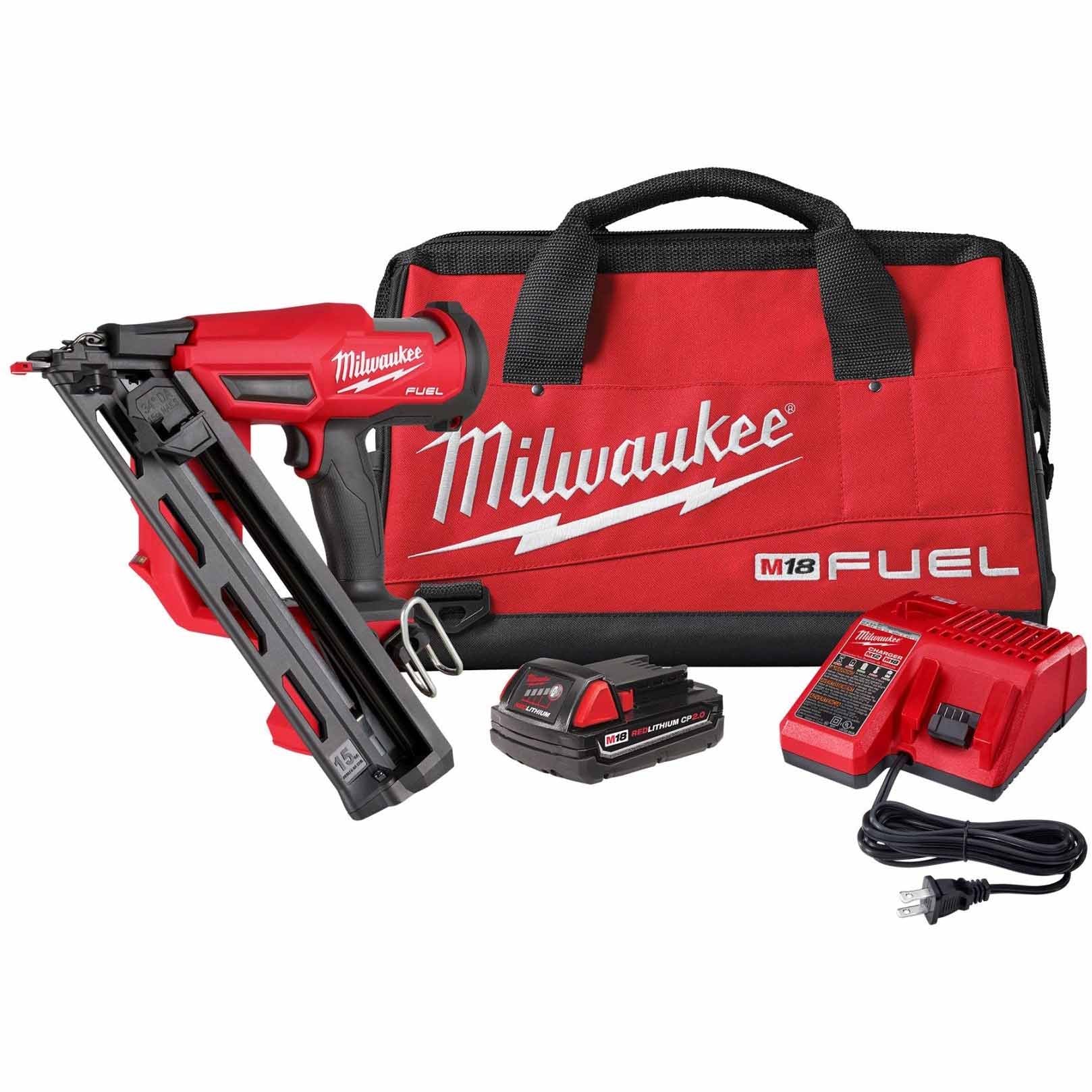 Milwaukee 2839-21CT M18 FUEL™ 15 Gauge Finish Nailer Kit - Mactool Shop