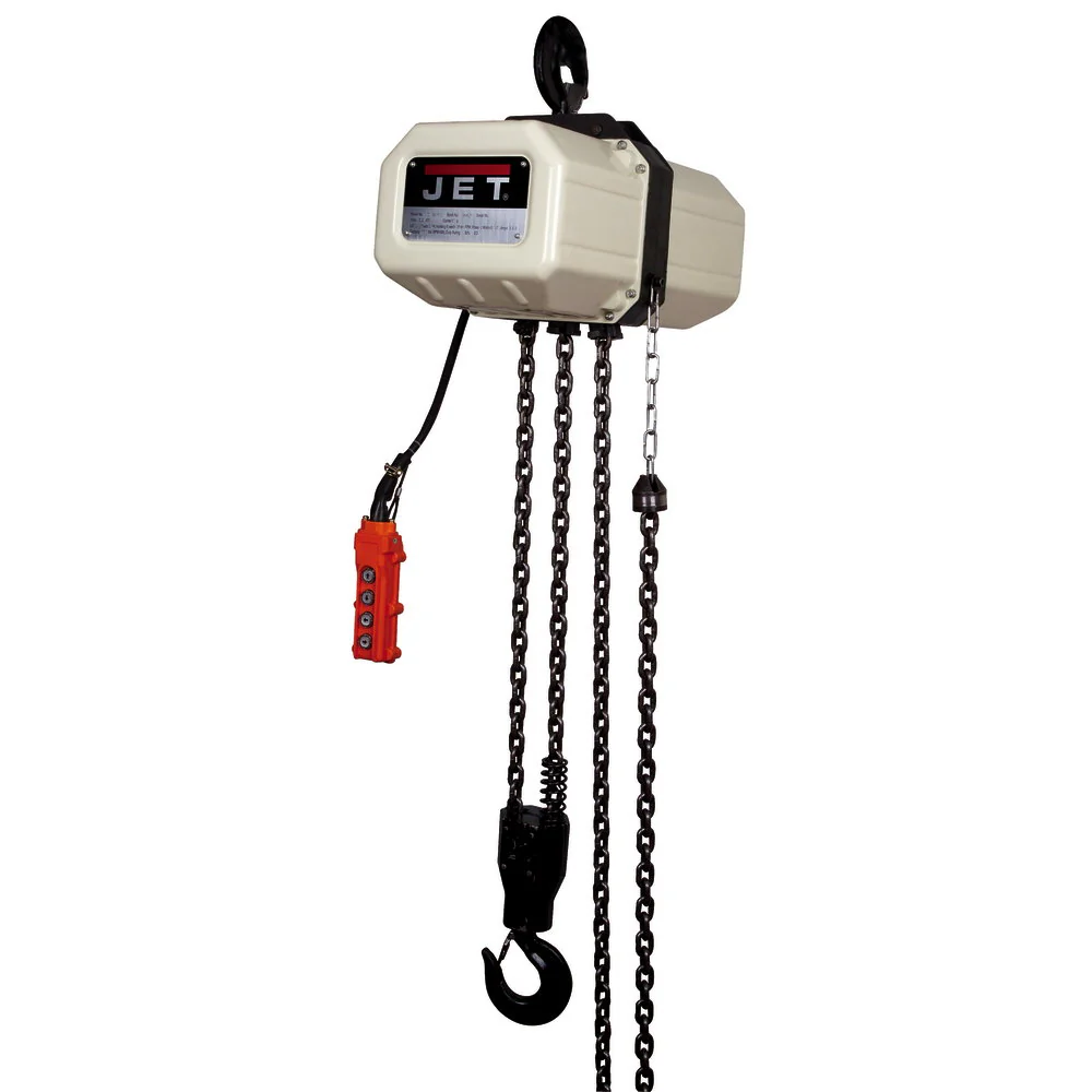 Jet JT9-212000 2SS-1C-20, 2-Ton Electric Chain Hoist 1-Phase 20' Lift - Mactool Shop