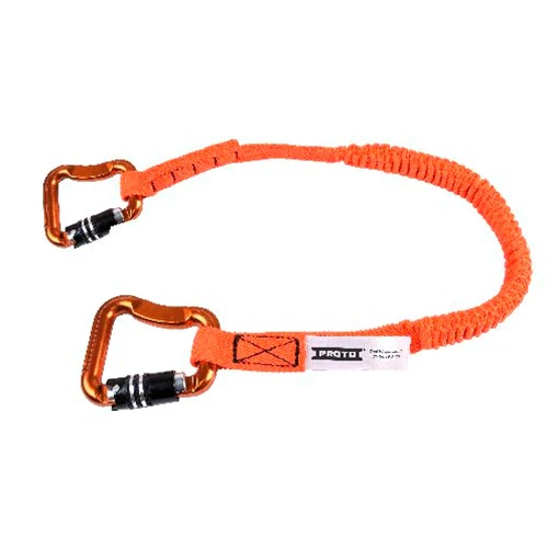Proto JLAN20LBD3LK Elastic Lanyard with 2 Triple Lock Carabiners - 20 lb - Mactool Shop