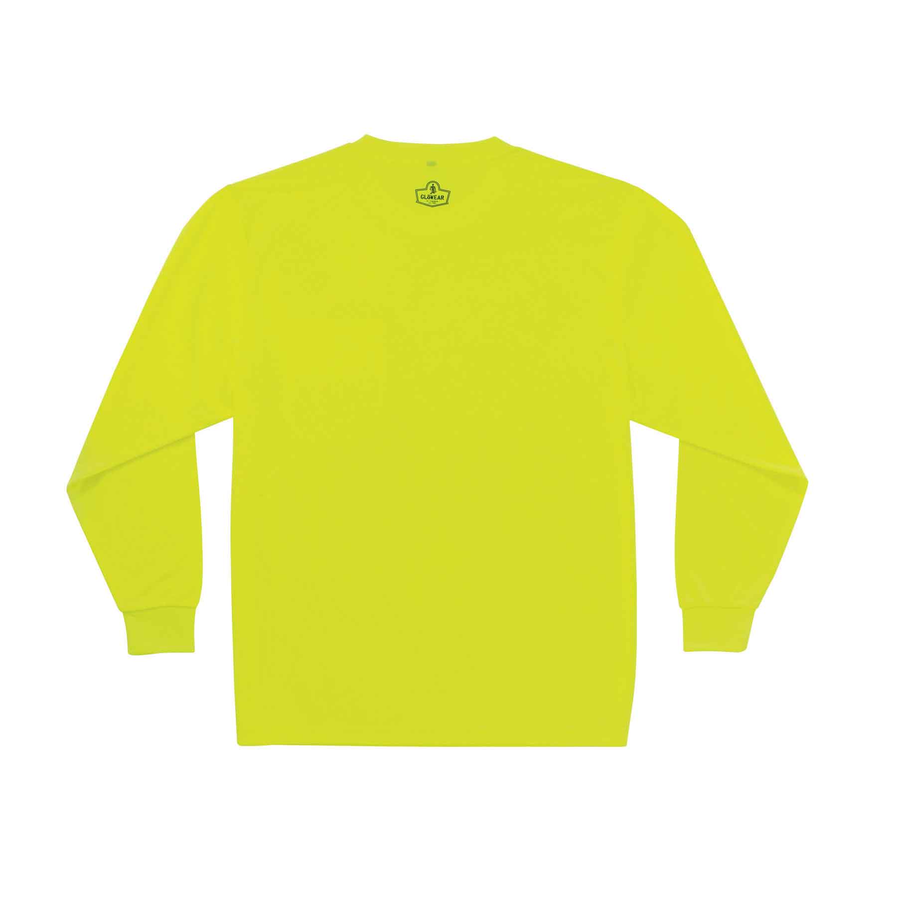 Ergodyne 21585 GloWear 8091 Non-Certified Long Sleeve T-Shirt, XL, HV Lime - Mactool Shop