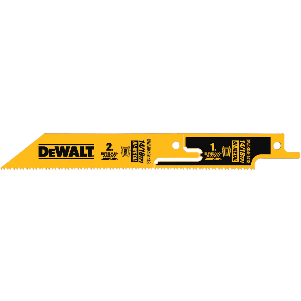 DeWalt DWABK461418 BREAKAWAY Reciprocating Blade 6