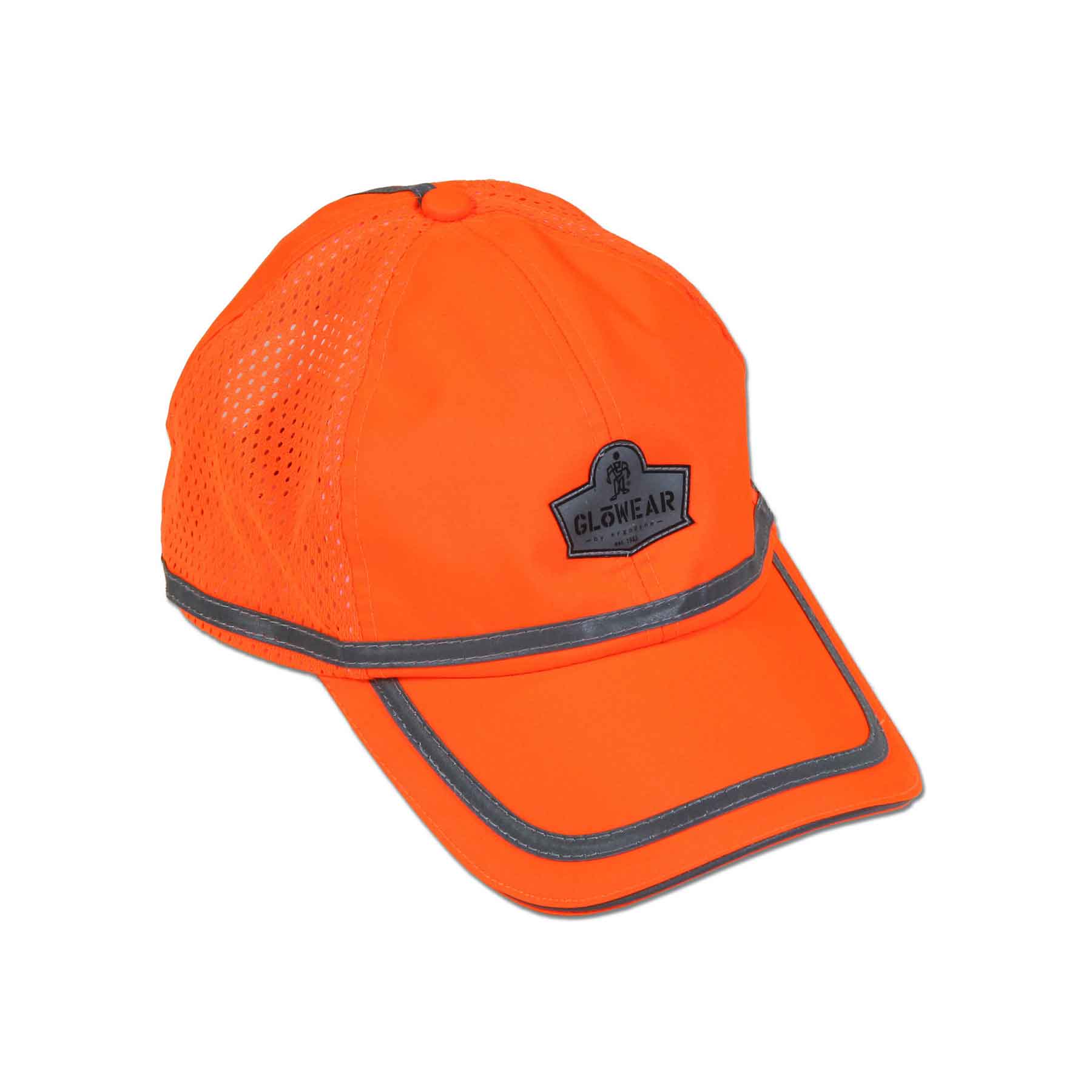 Ergodyne 23238 GloWear 8930 Hi-Vis Baseball Cap, HV Orange - Mactool Shop