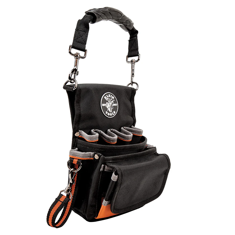 Klein 5242 Tradesman Pro™ Tool Pouch, 9 Pockets, 9.5 x 7.5 x 9.5-Inch - Mactool Shop