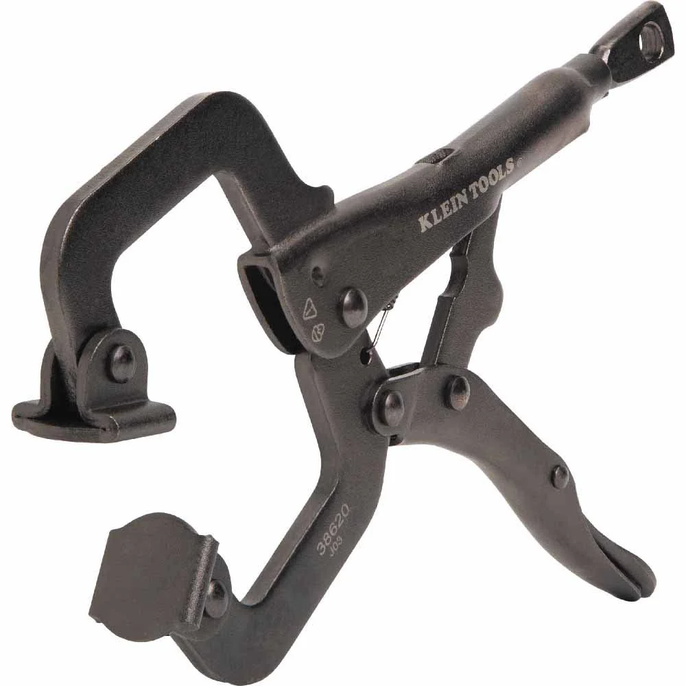 Klein 38620 C-Clamp Locking Pliers With Swivel Jaws, 6