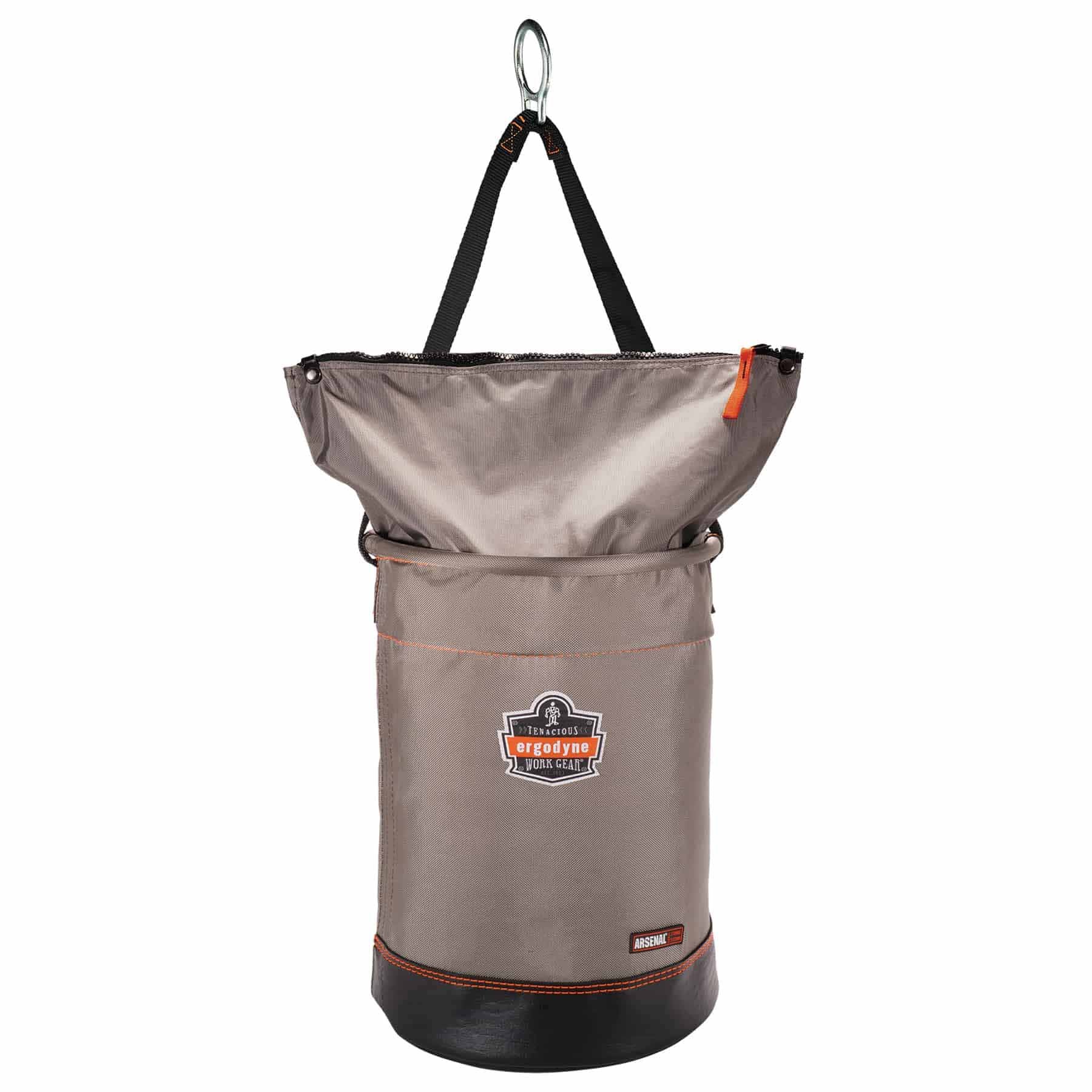 Ergodyne 15973 5973 L Gray Hoist Bucket - D-Rings - Zipper - Mactool Shop
