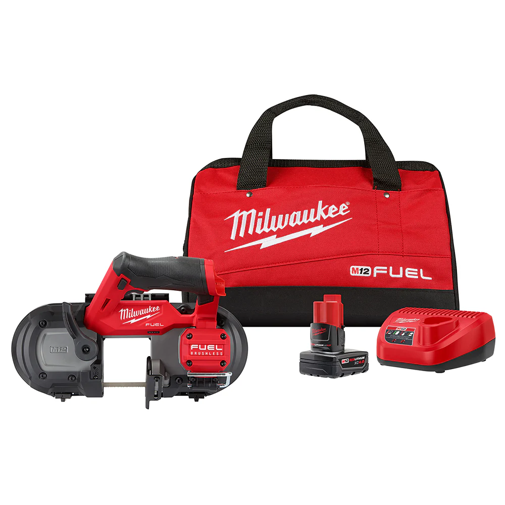 Milwaukee 2529-21XC M12 FUEL Compact Band Saw Kit XC 4.0 AH 2-1/2