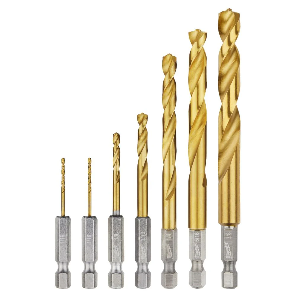 Milwaukee 48-89-4637 SHOCKWAVE Impact Duty Titanium Drill Bit Set (7-Piece) - Mactool Shop