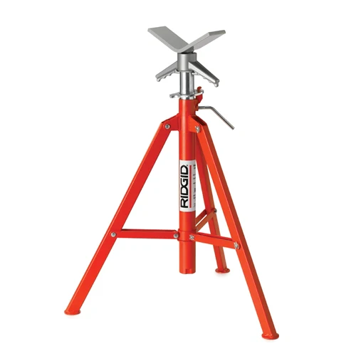 RIDGID 22168 Model VF-99 V-Head Folding Pipe Jack Stand 12