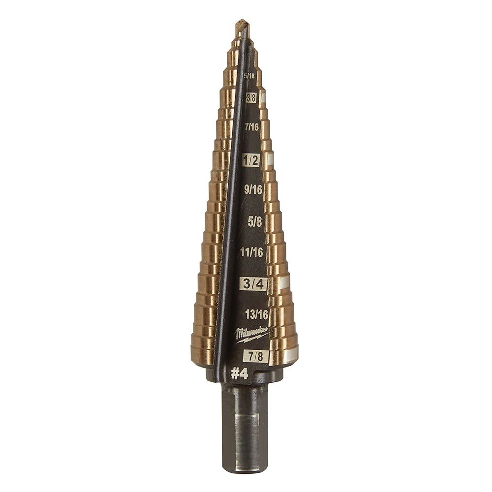 Milwaukee 48-89-9284 Milwaukee Cobalt Step Drill Bit #4 (3/16
