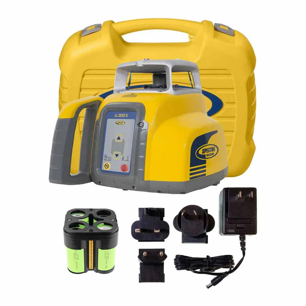 Spectra LL300S-BCC Laser Level Kit with Rechargeable Batteries - Mactool Shop
