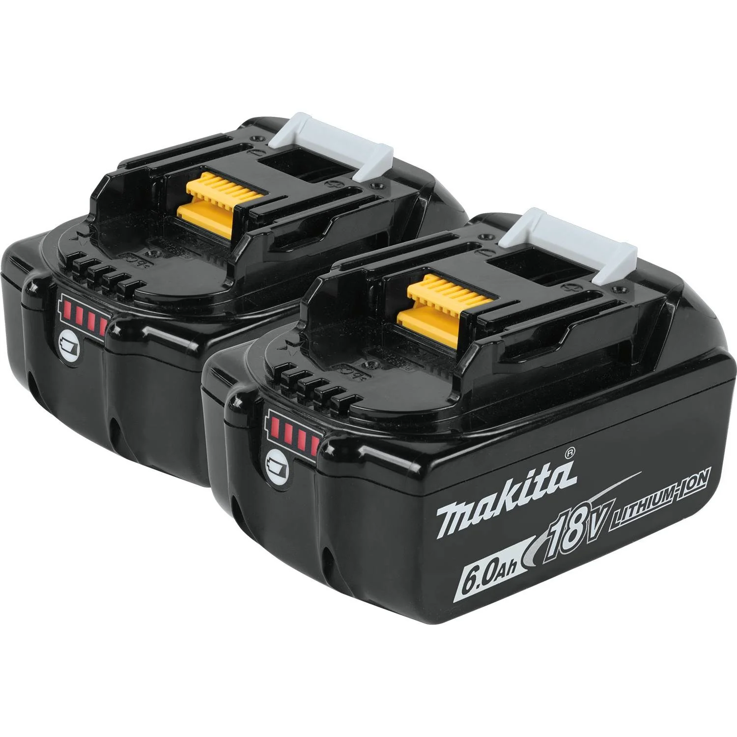 Makita BL1860B-2 18V 6.0 Ah LXT Lithium-Ion Battery 2-Pack - Mactool Shop