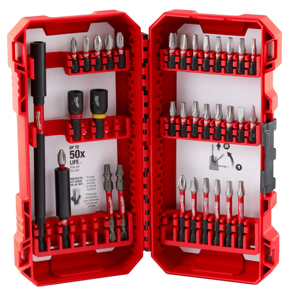 Milwaukee 48-32-5101 SHOCKWAVE Impact Duty Driver Bit Set - 34PC - Mactool Shop