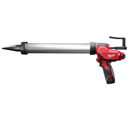 Milwaukee 2442-21 M12 20oz. Aluminum Barrel Sausage Style Caulk and Adhesive Gun Kit - Mactool Shop