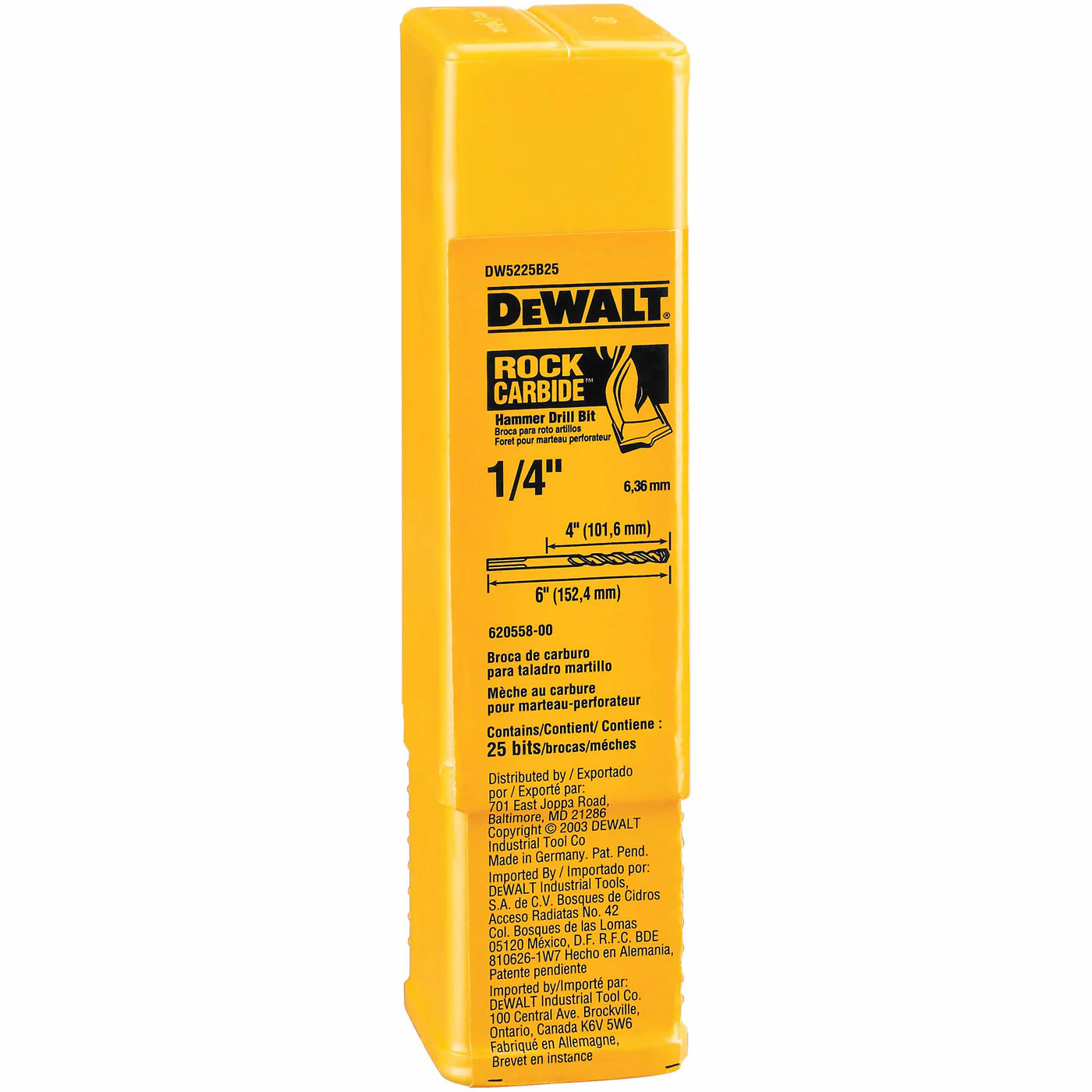 DeWalt DW5225B25 DeWalt 1/4