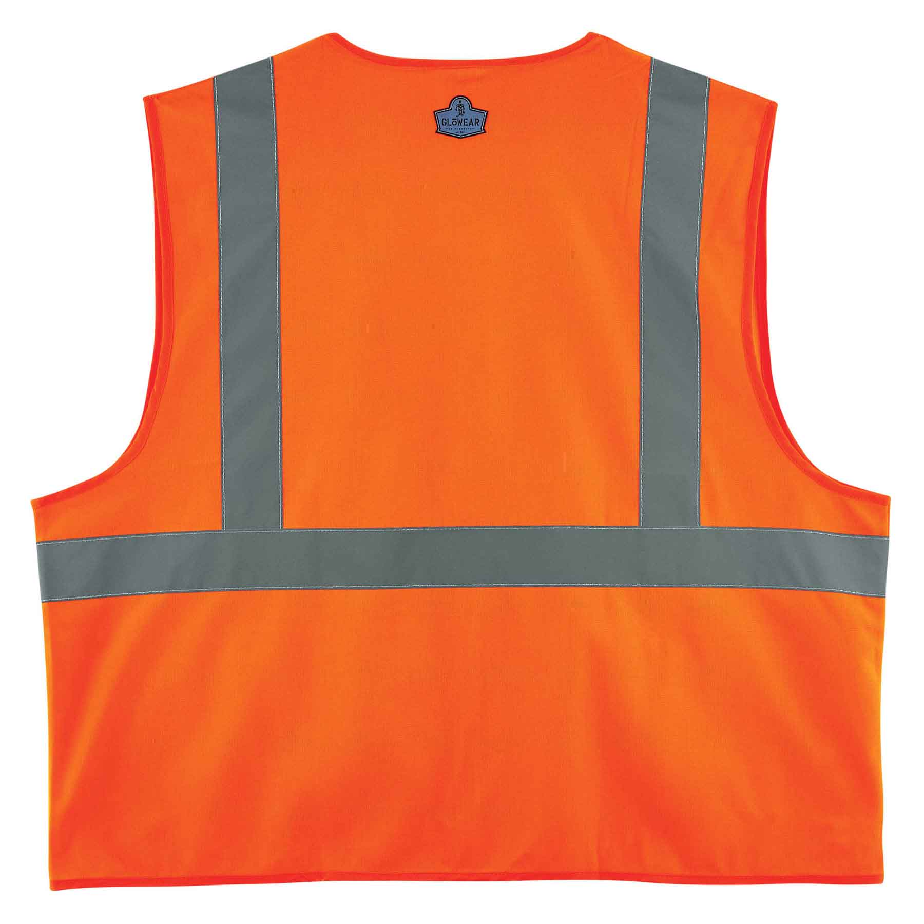 Ergodyne 21155 GloWear 8225Z Type R Class 2 Standard Solid Vest, Large/XL, HV Orange - Mactool Shop