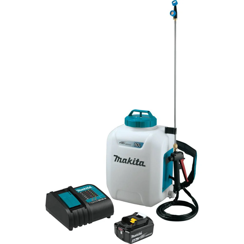 Makita XSU01SM1 18V LXT Lithium-Ion Cordless 2.6 Gallon Backpack Sprayer Kit (4.0Ah) - Mactool Shop