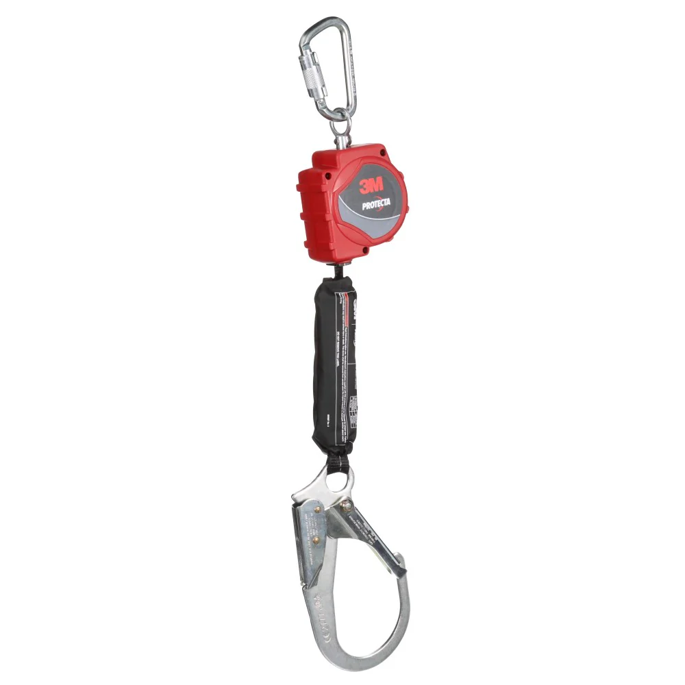 DBI Sala 3100515 Protecta Self-Retracting Lifeline with Carabiner, Web, Steel Rebar Hook, 11' - Mactool Shop