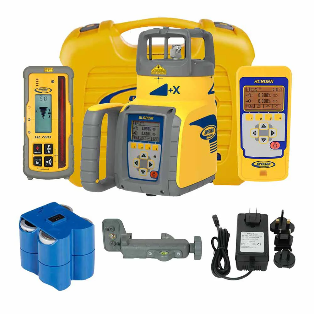 Spectra GL622IR Dual Grade Laser GL622 Infrared with RC602N, HL760, NiMH - Mactool Shop