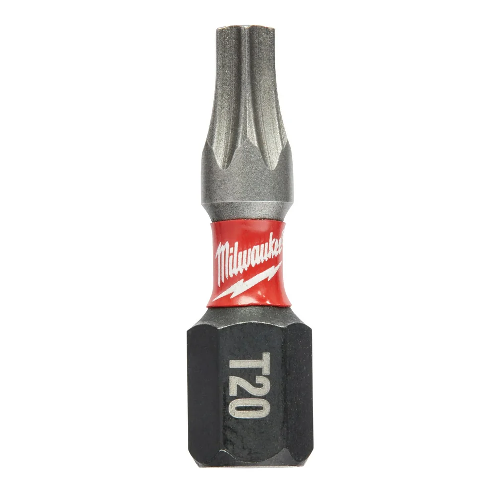 Milwaukee 48-32-4135 SHOCKWAVE™ Impact Torx® T20 Insert Bits (25 Pack) - Mactool Shop