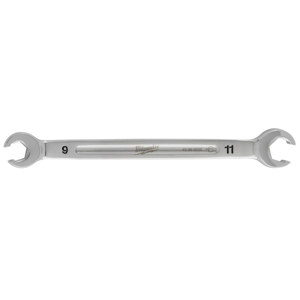 Milwaukee 45-96-8350 9mm X 11mm Double End Flare Nut Wrench - Mactool Shop