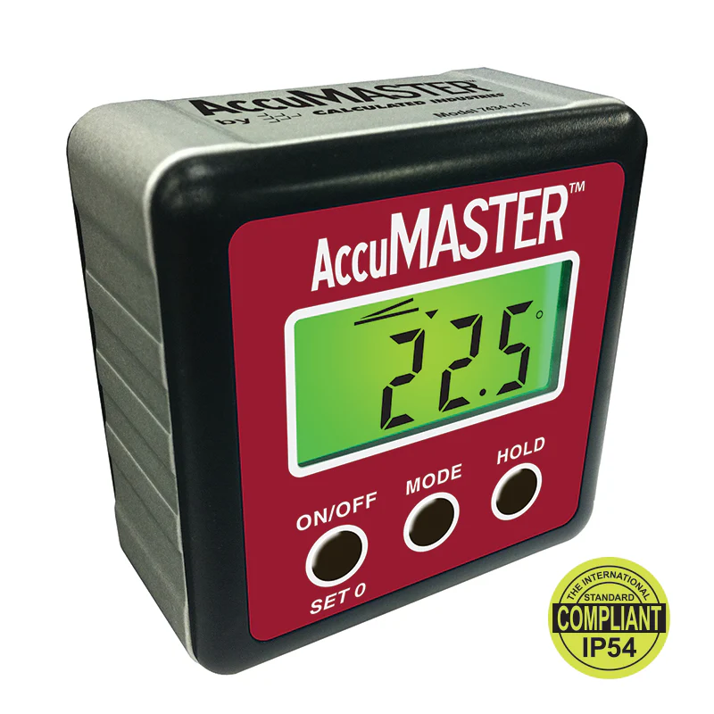 Calculated Industries 7434 AccuMASTER 2-in-1 Digital Angle Gauge - Mactool Shop