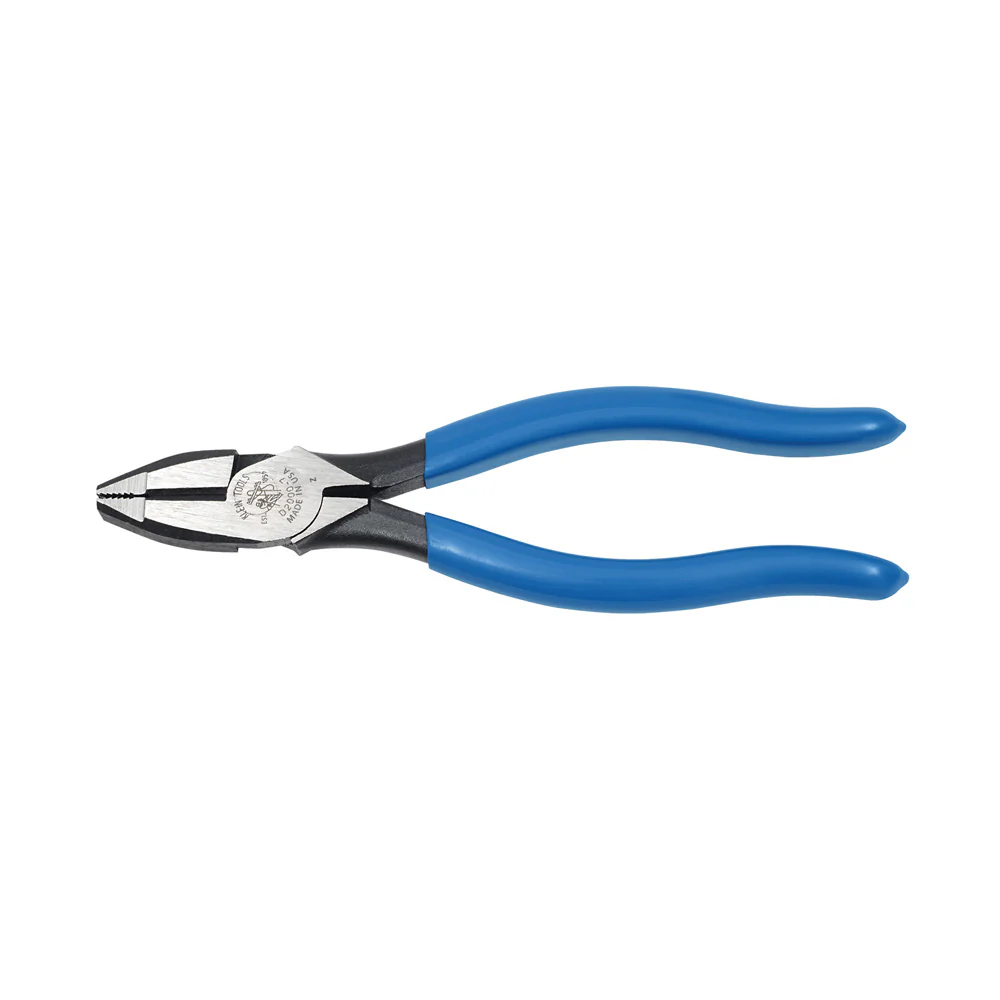 Klein Tools D2000-7 Lineman's Pliers, Heavy-Duty Side Cutting, 7